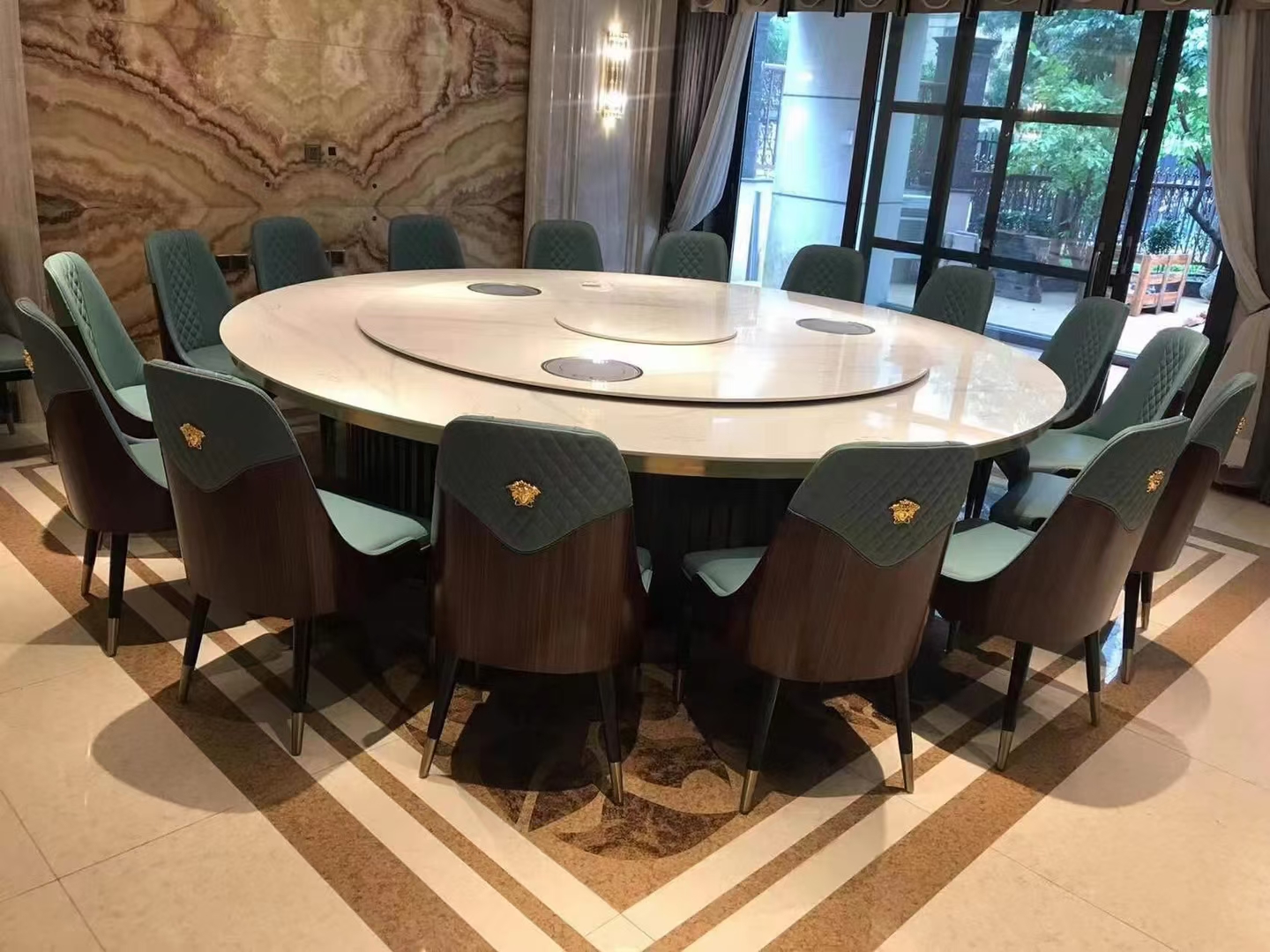 自动餐桌椅厂家 Automatic dining table and chair manufa